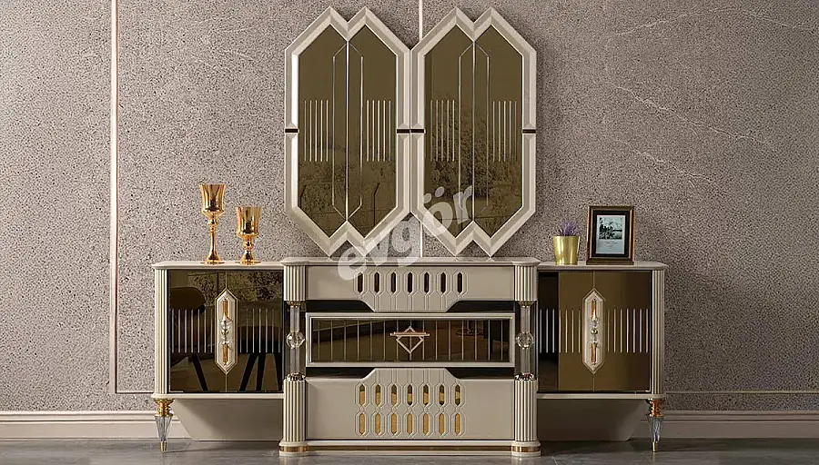 Lostar Cream Luxury Dining Room - 4