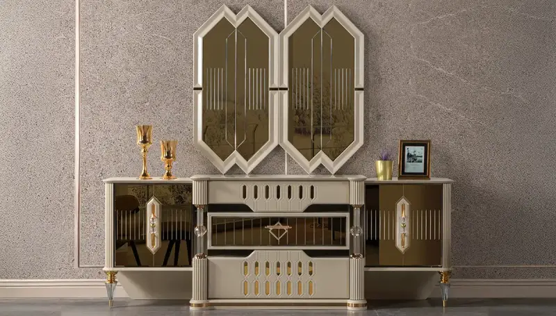 Lostar Cream Luxury Dining Room - 2