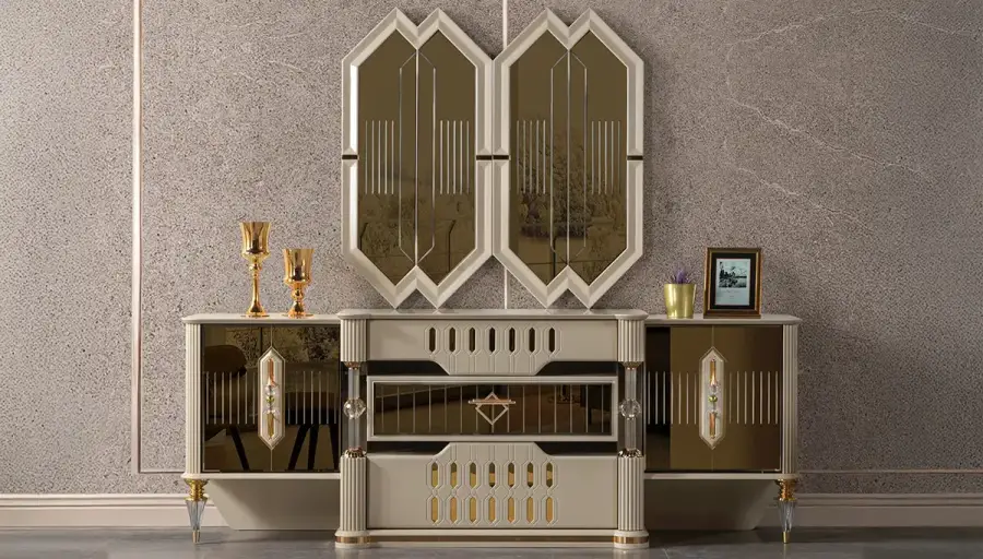 Lostar Cream Luxury Dining Room - 2