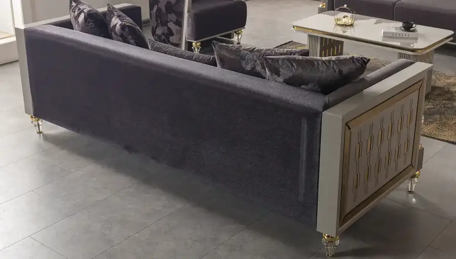Lostar Luxury Three-Seater Sofa - 2