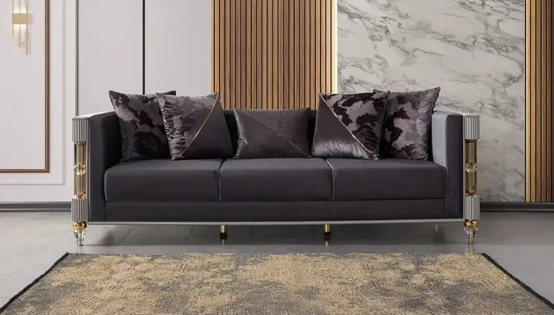 Lostar Luxury Three-Seater Sofa