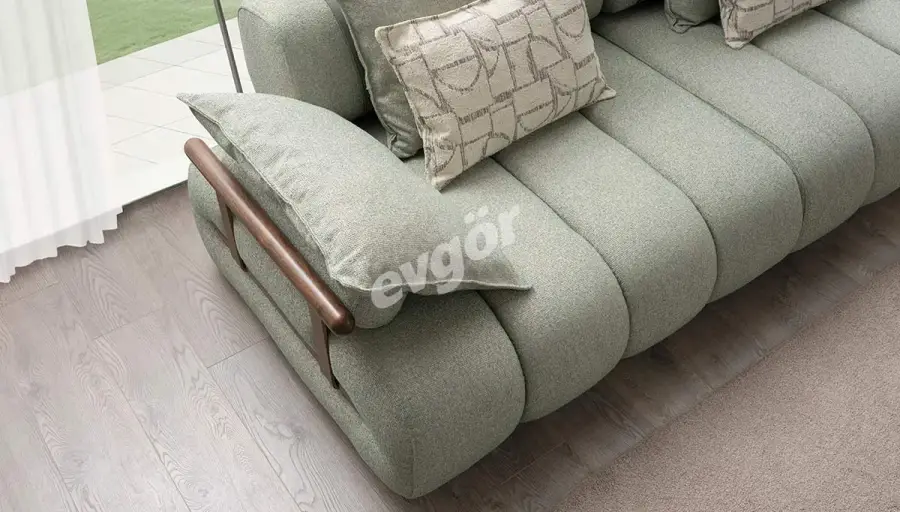 Luna Modern Corner Sofa Set - 3