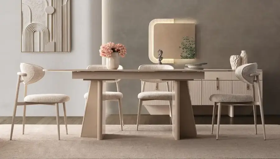 Lusso Modern Dining Table - 1