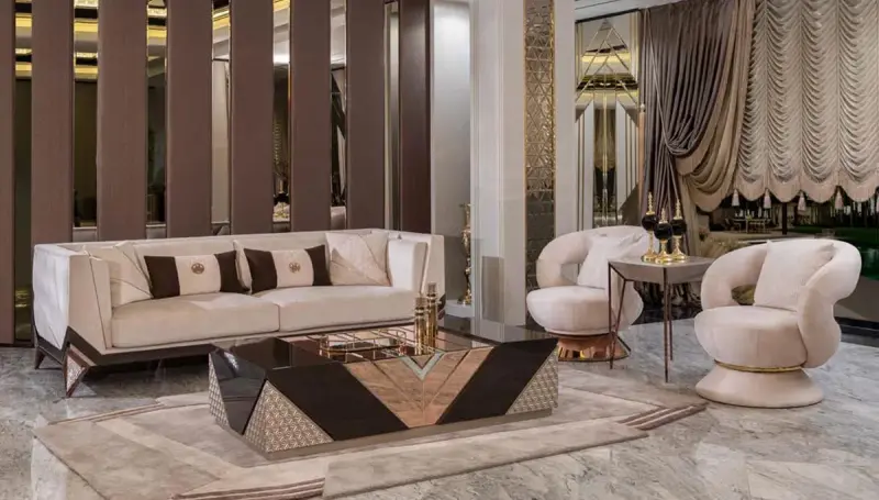 Macka Luxury Sofa Set - 2