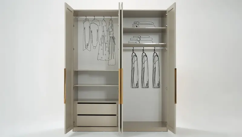 Madleno Lüks 4 Kapılı Dolap - 2