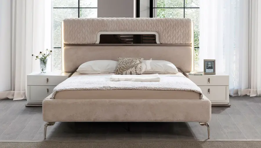 Marsel Modern Bed Frame (160x200) - 1