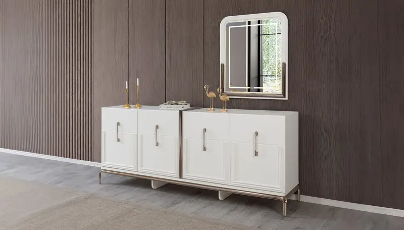 Marsel Modern Console + Mirror