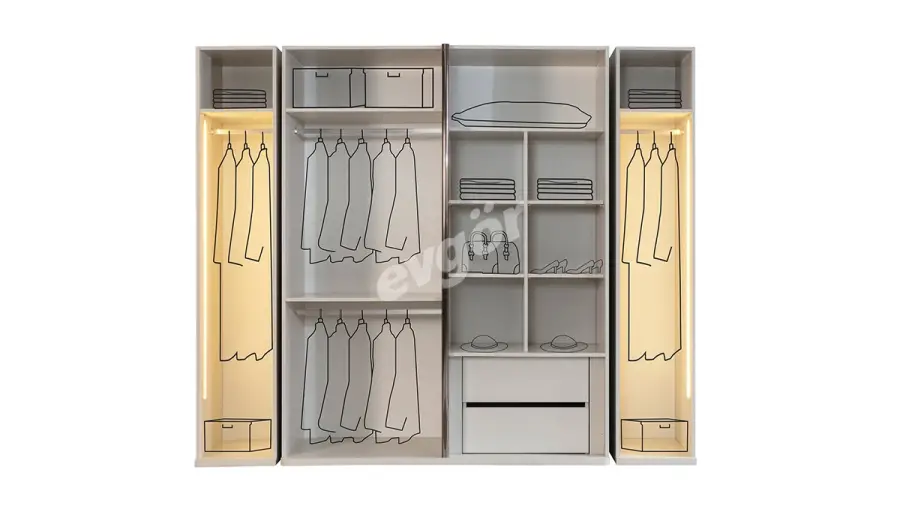 Marsel Modern Wardrobe - 2