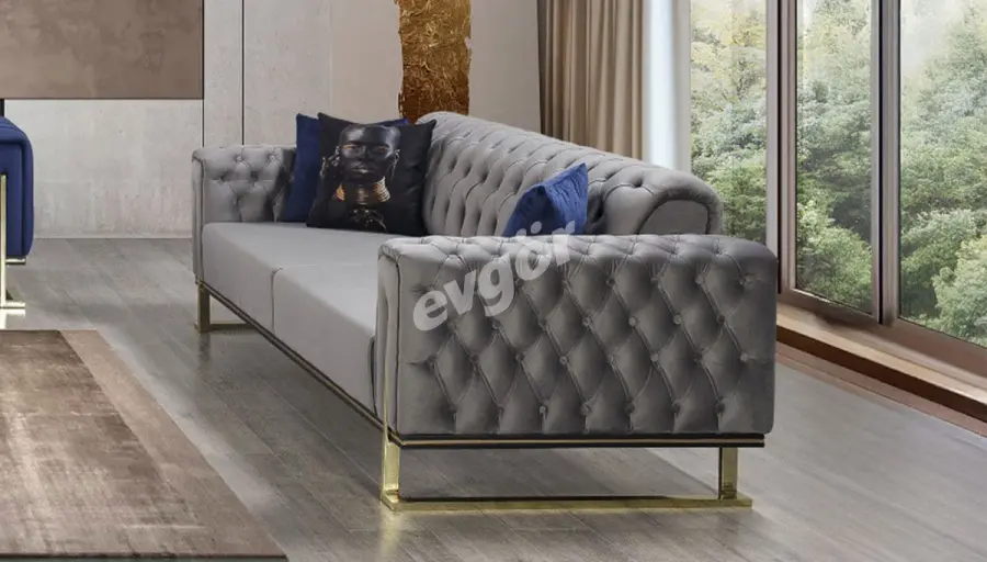 Masra Modern Üçlü Koltuk - 1