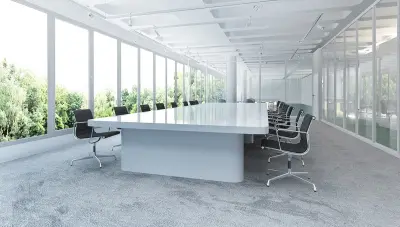 Mauve Meeting Room Table