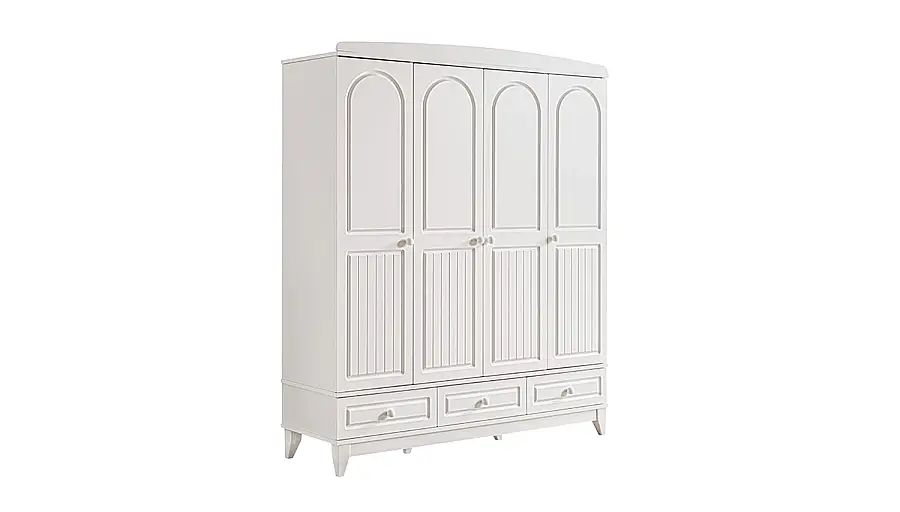 Maya 4-Door Wardrobe - 1