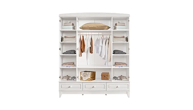 Maya 4-Door Wardrobe - 2