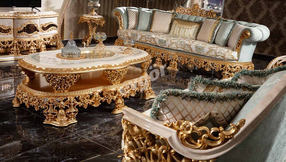 Meliksah Classic Sofa Set - 4