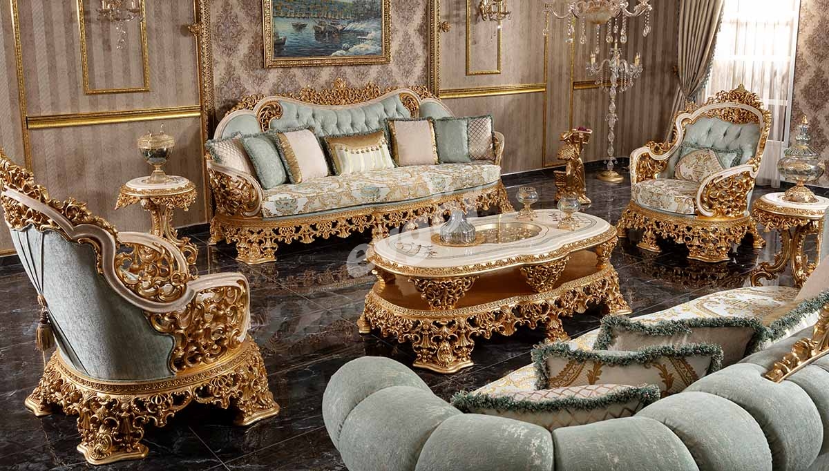 Meliksah Classic Sofa Set