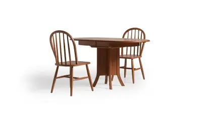 Melis Walnut Kitchen Table Set - 2