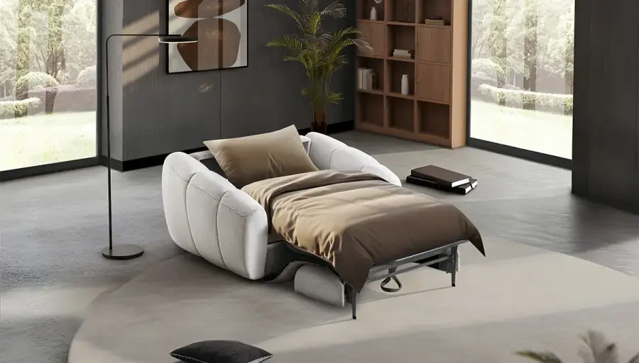 Melodi Modern Sleeper Sofa Set - 6