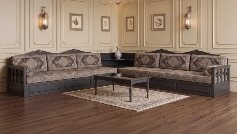 Mihrimah Wooden Oriental Corner