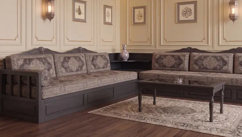 Mihrimah Wooden Oriental Corner - 3