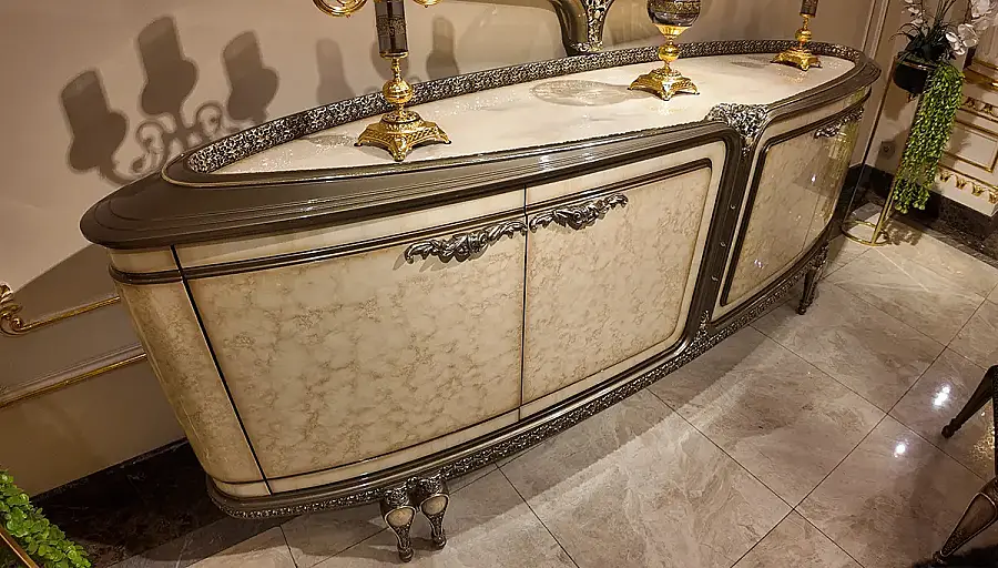 Milan Cream Luxury Sideboard - 1