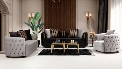 Milena Chester Sofa Set - 1