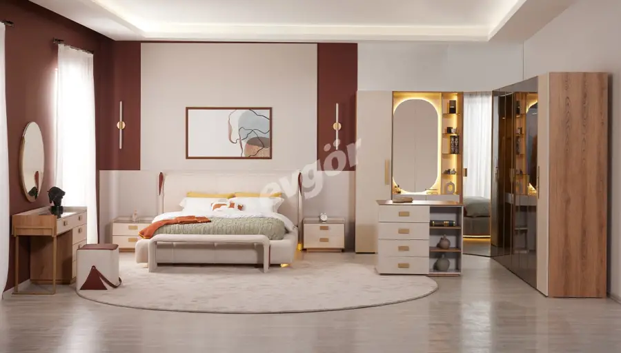 Minerva Modern Bedroom - 1