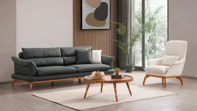 Miya Modern Sofa Set - 3