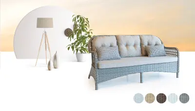 Moka Grey Rattan Seating Group - 2