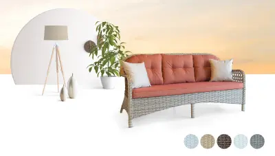 Moka Red Outdoor Seating - 3