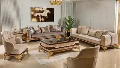 Monaco Luxury Sofa Set - 1