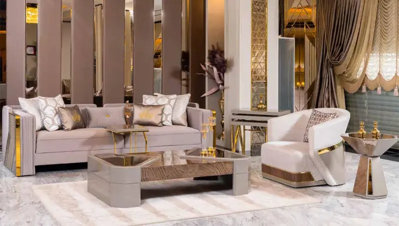 Monra Luxury Sofa Set - 2