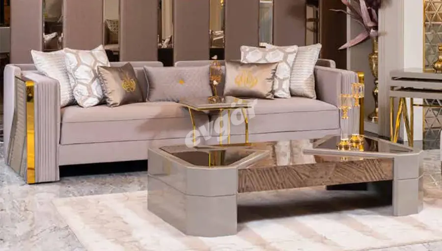 Monra Luxury Sofa Set - 4
