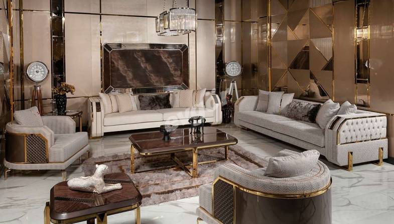 Monza Luxury Sofa Set - 1