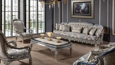 Nades Classic Sofa Set - 1