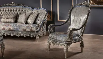 Nades Classic Sofa Set - 5