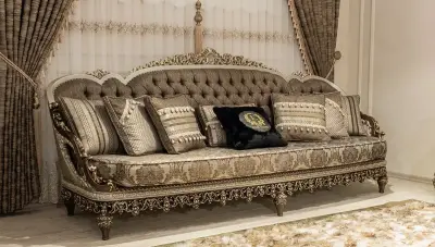 Nades Varakli Sofa Set - 4