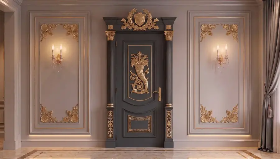 Nida Classic Crowned Decorative Door - 2
