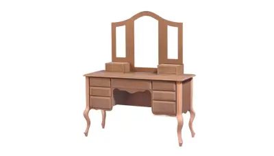 Niran Wooden Lukens Makeup Desk