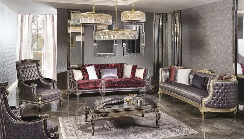 Nisava Classic Sofa Set - 1