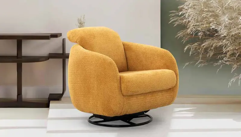 Nook Turuncu Modern Döner Koltuk