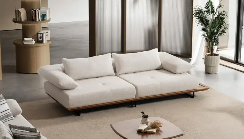Noris Modern Four Seater Sofa - 3
