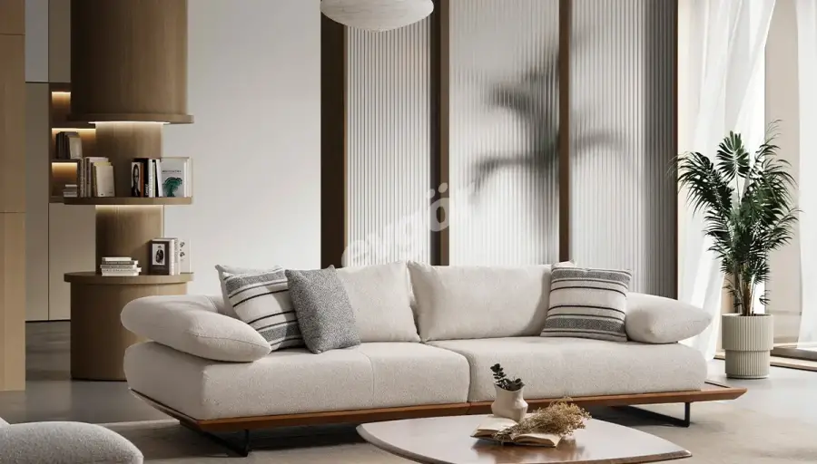 Noris Modern Four Seater Sofa - 1