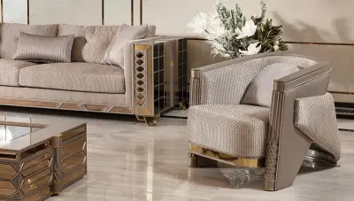 Orinda Luxury Sofa Set - 4