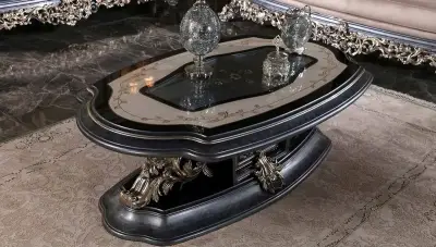 Osmanlı Mavi Klasik Koltuk Takımı - 7