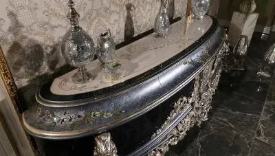 Osmanlı Mavi Klasik Koltuk Takımı - 8