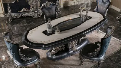 Osmanlı Mavi Klasik Yemek Odası - 3