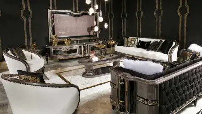 Pablo Lüks Üçlü Koltuk - 2