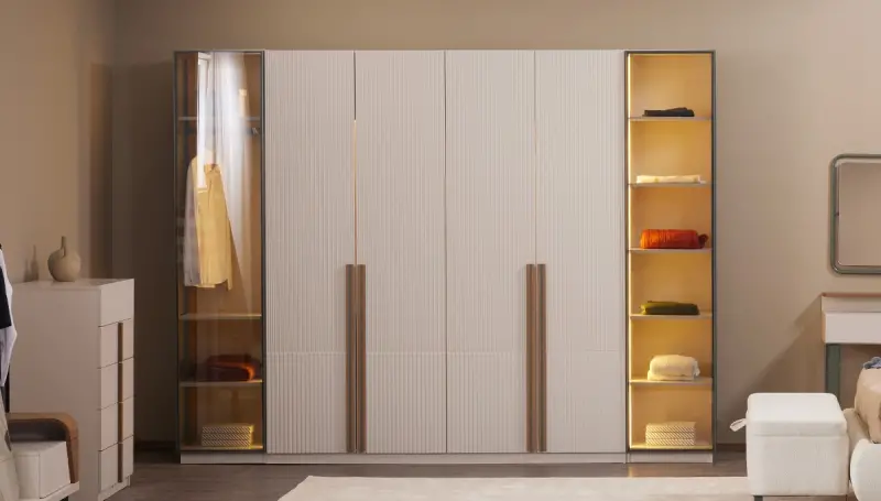 Palino Modern 6 Door Wardrobe