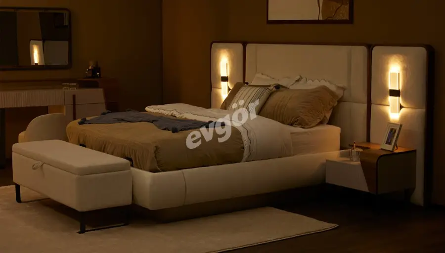 Palino Modern Bed Frame with Storage (160x200) - 3