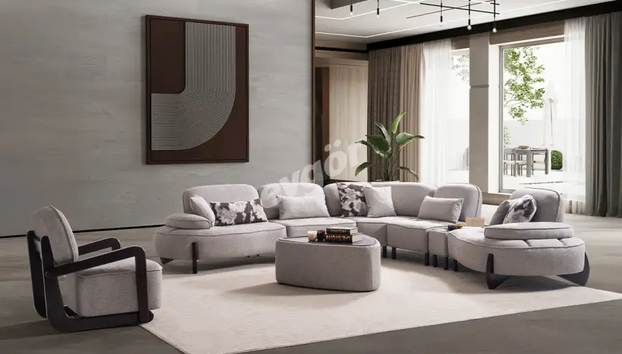 Palmiye Modern Corner Set - 2