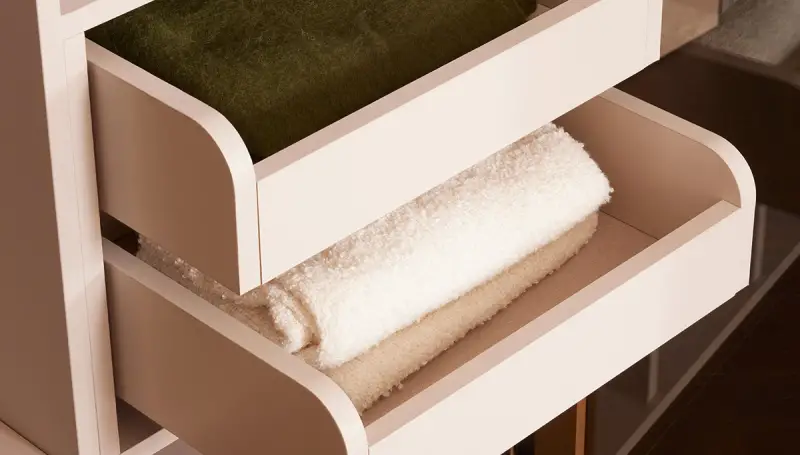 Parina Modern Corner Wardrobe - 4